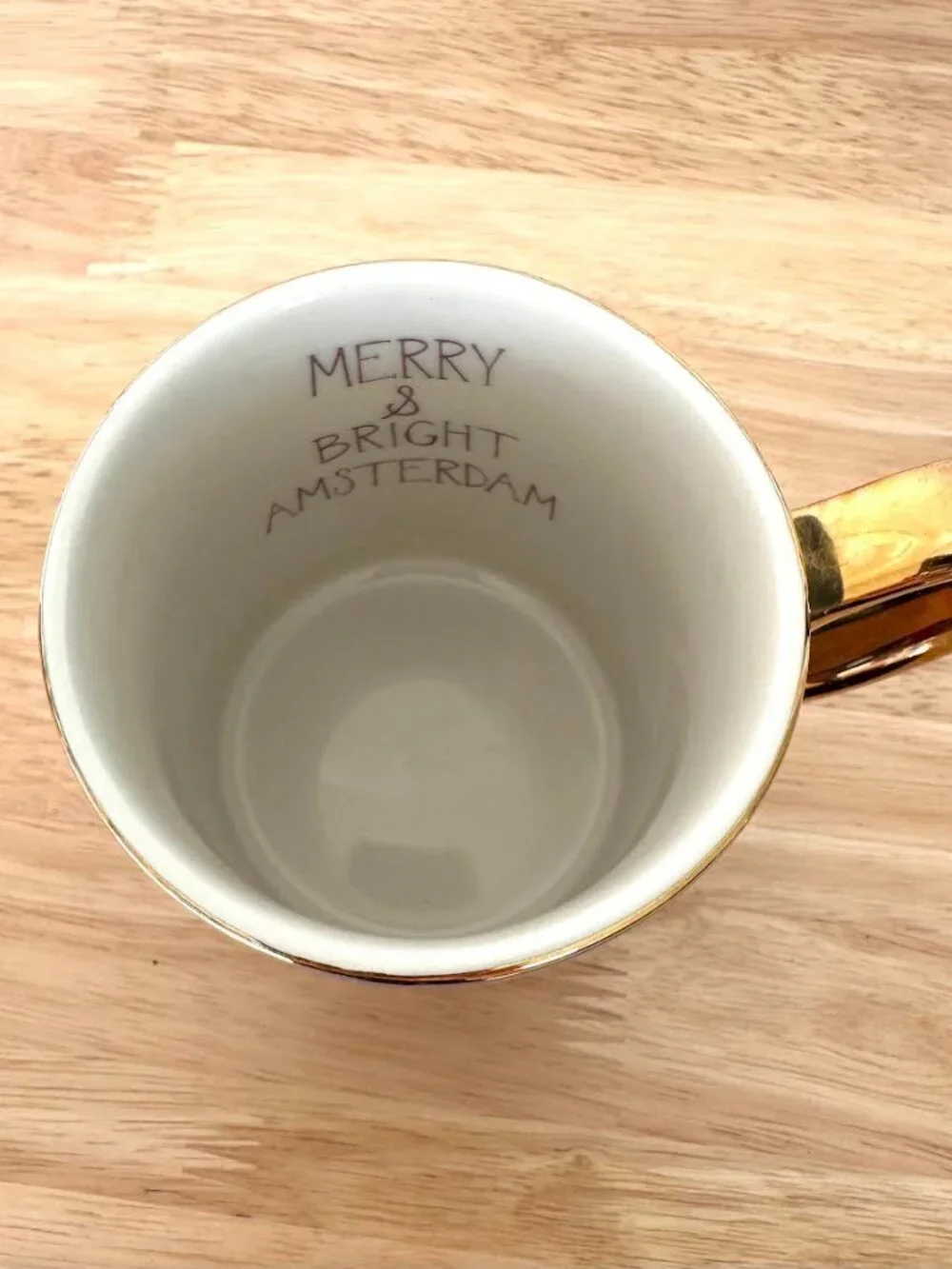 Anthropologie Holiday in The City Amsterdam Mug Merry & Bright - Picture 2 of 12